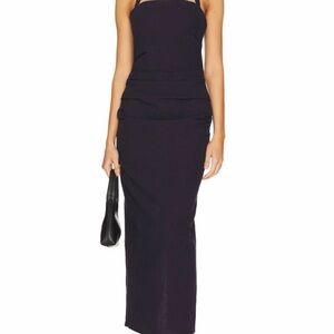 Lioness Midnight Black Maxi Dress